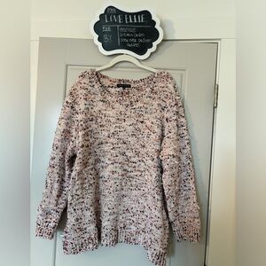 3x Love Ellie Aitana confetti crew neck pullover sweater